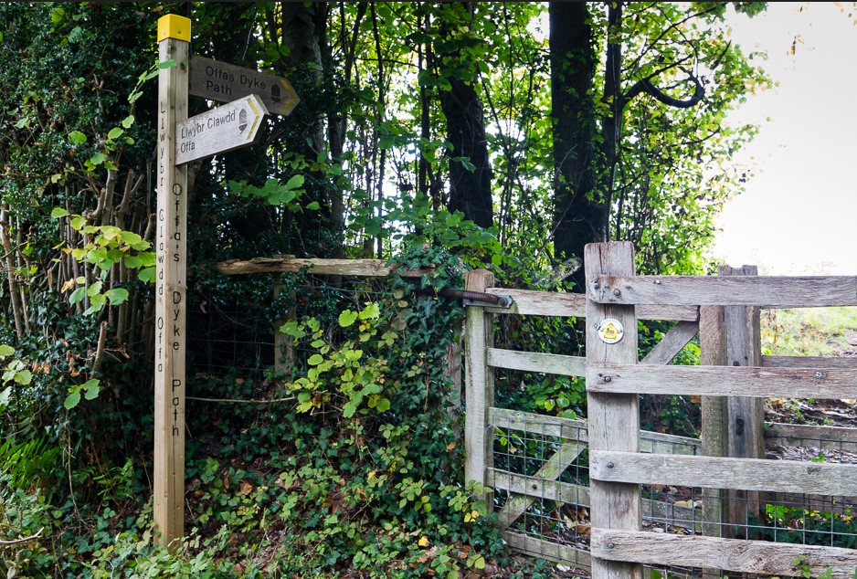 Offa's Dyke Long Distance National Footpath runs through Whitecastle ward