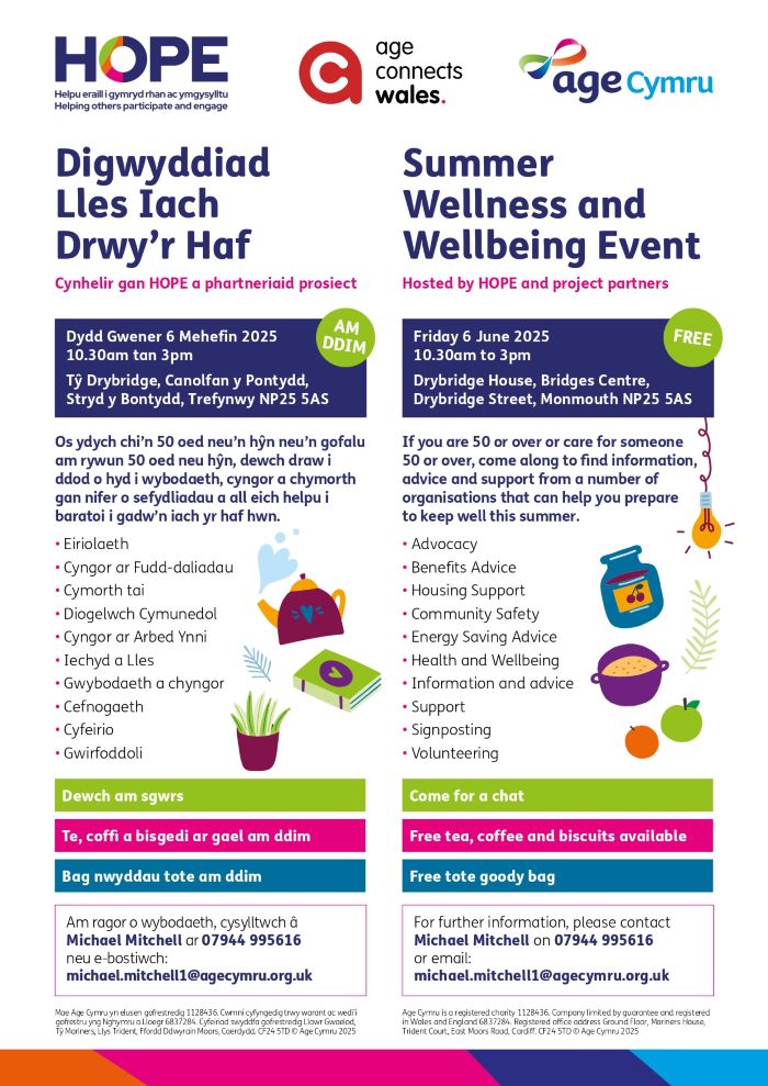 Age Cymru information giving event