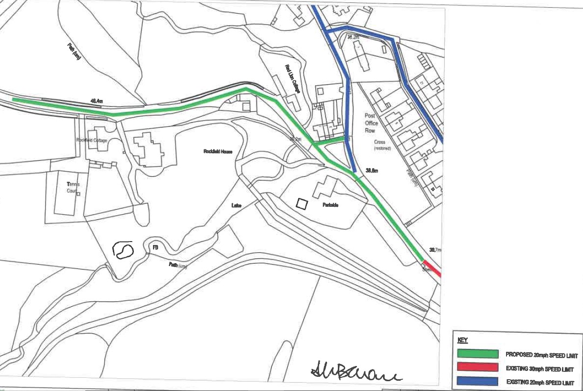 Speed Limits Changes in Rockfield and St Maughans