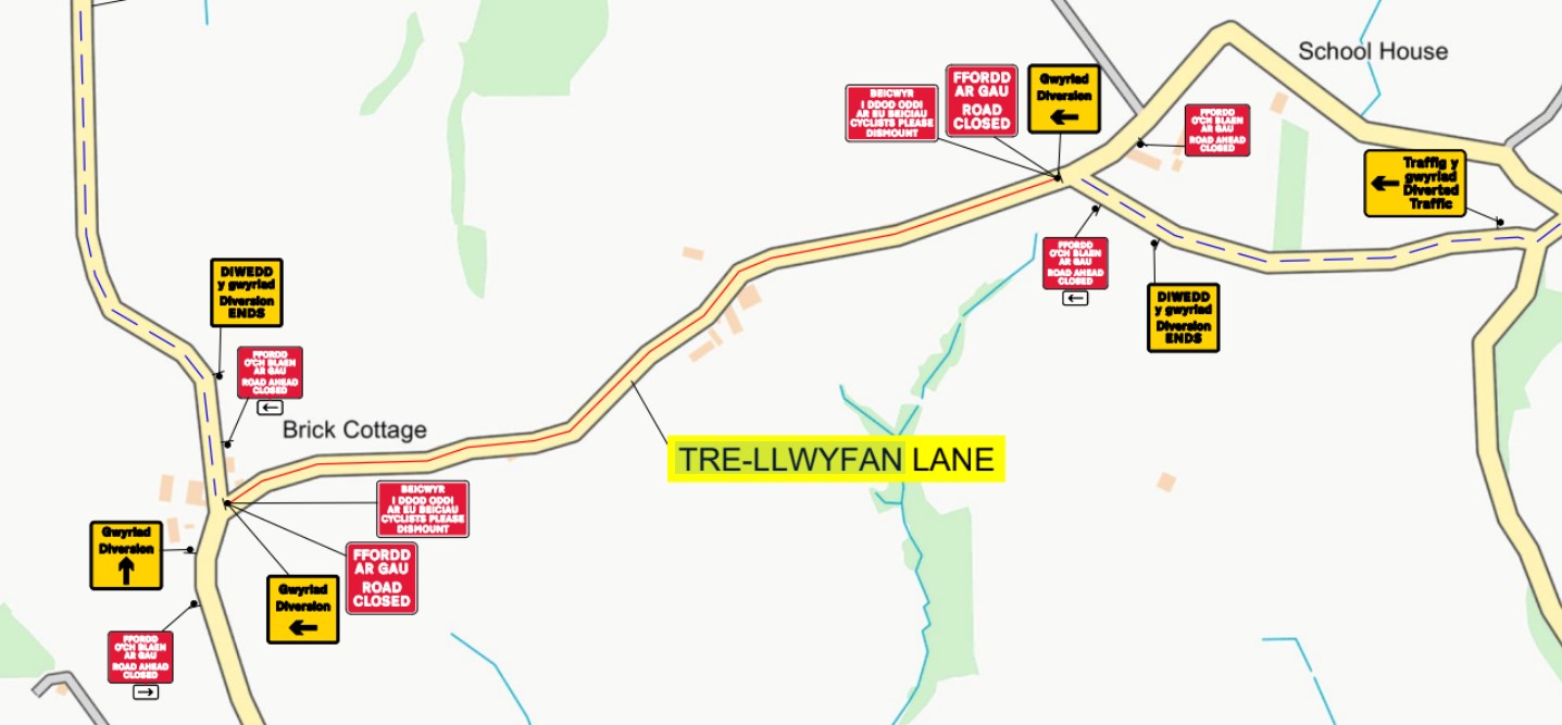 TEMPORARY TRAFFIC REGULATION NOTICE (VARIOUS ROADS in the White Castle area)