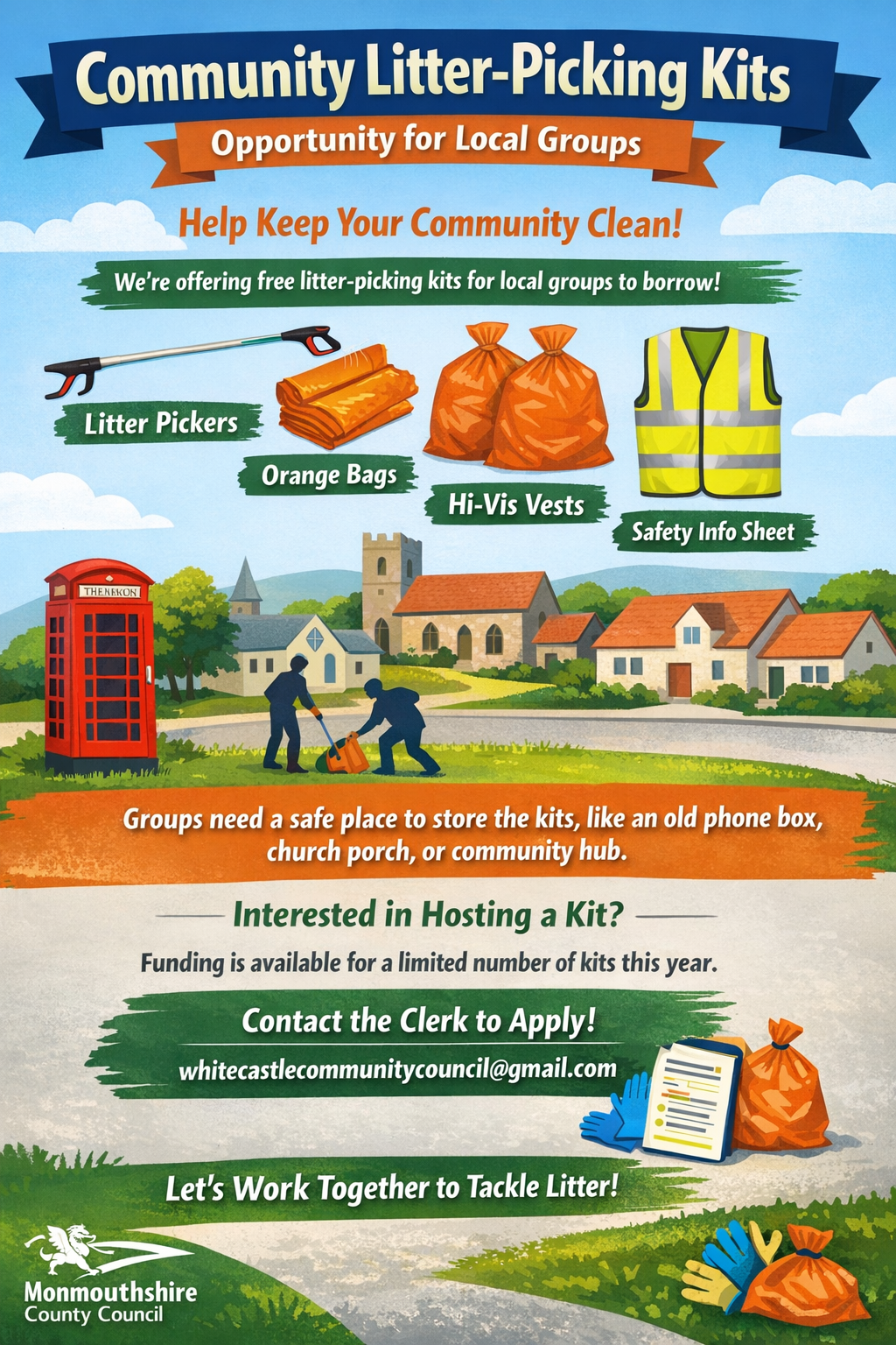 Community Litter-Picking Kits – Opportunity for Local Groups