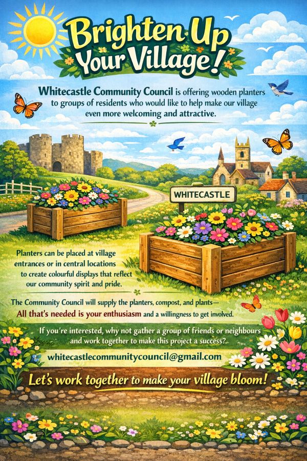 Help Brighten Whitecastle with Community Planters!